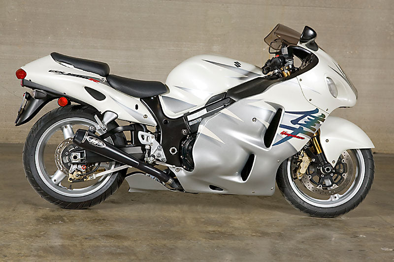 M4 Exhaust 2002-07 Suzuki Hayabusa Slip-On Dual Drag Black