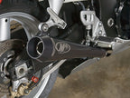 M4 Exhaust 2002-07 Suzuki Hayabusa Slip-On Dual Drag Black