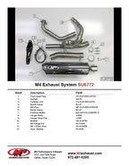 M4 Exhaust 2004-10 Suzuki SV 650 Race Full System – Polished