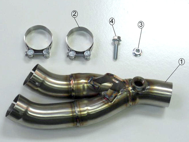 M4 Exhaust 2006-2020 Yamaha R6 Muffler Box Eliminator