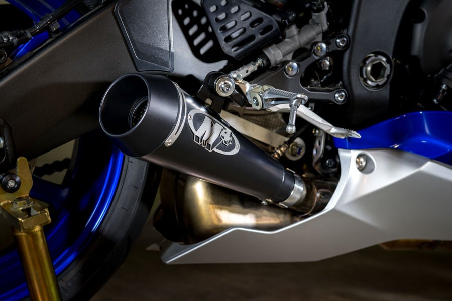 M4 Exhaust 2006-2020 Yamaha R6 Slip-On GP Black