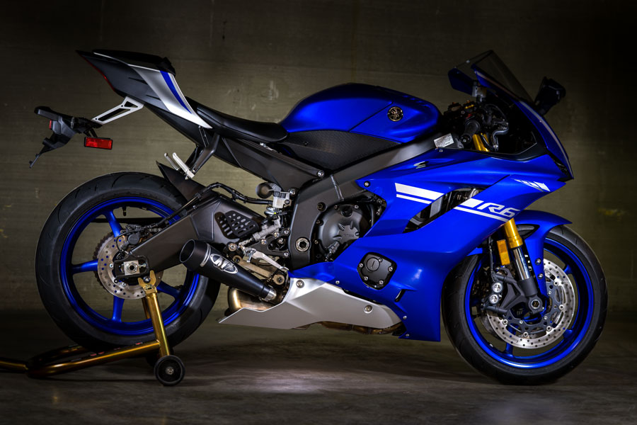 M4 Exhaust 2006-2020 Yamaha R6 Slip-On GP Black