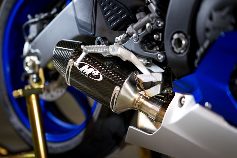 M4 Exhaust 2006-2020 Yamaha R6 Slip-On Street Slayer Carbon