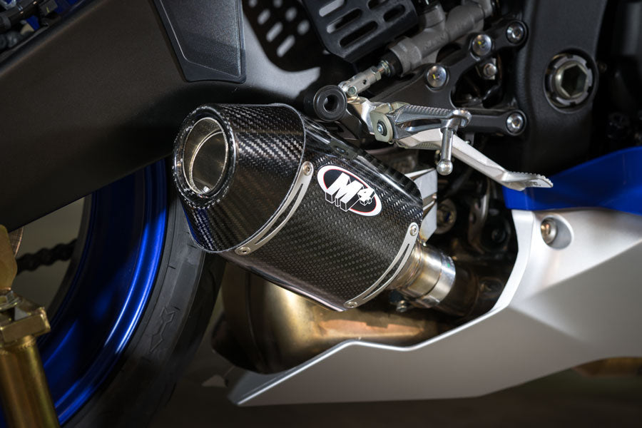 M4 Exhaust 2006-2020 Yamaha R6 Slip-On Street Slayer Carbon