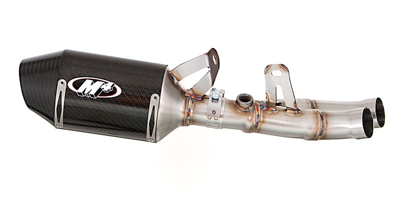 M4 Exhaust 2006-2020 Yamaha R6 Slip-On Street Slayer Muffler Box Eliminator Kit Carbon