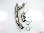 M4 Exhaust 2007-08 Yamaha R1 catalytic converter eliminator