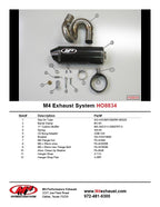 M4 Exhaust 2008-16 Honda CBR1000RR Slip-On Street Slayer Carbon