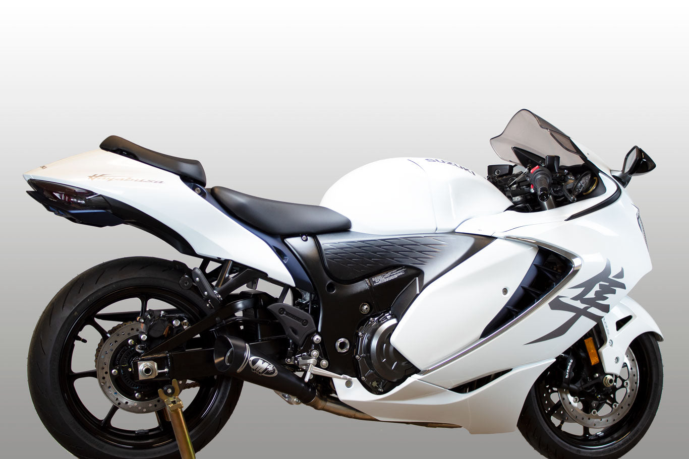 M4 Exhaust 2008-2026 Suzuki Hayabusa Full System GP19 Black