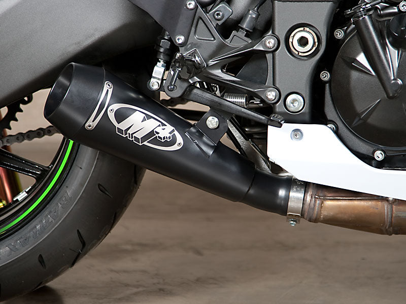 M4 Exhaust 2008 Kawasaki ZX10R GP Slip On System – Black