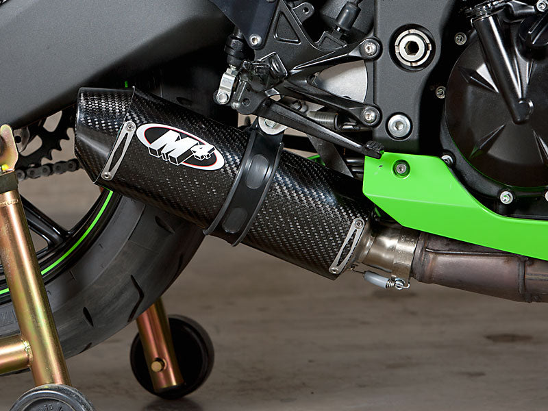 M4 Exhaust 2008 Kawasaki ZX10R Slayer Slip On System – Carbon