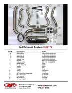 M4 Exhaust 2009-11 Suzuki GSXR 1000 Full System Stainless – Polished