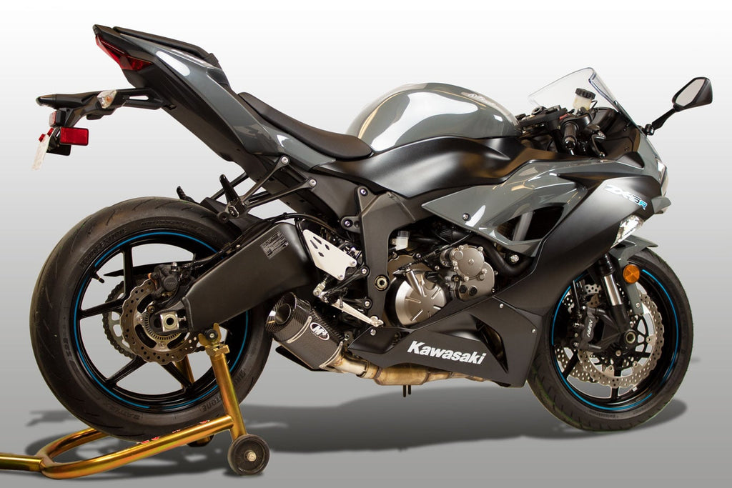 M4 Exhaust 2009-2026 Kawasaki ZX-6R Slip-On Street Slayer