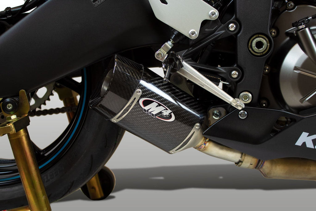 M4 Exhaust 2009-2026 Kawasaki ZX-6R Slip-On Street Slayer