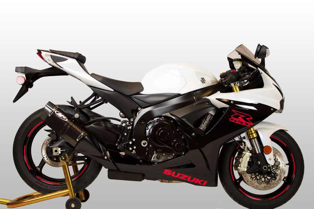 M4 Exhaust 2011-2026 Suzuki GSX-R600/750 Slip-On Tech1 Carbon