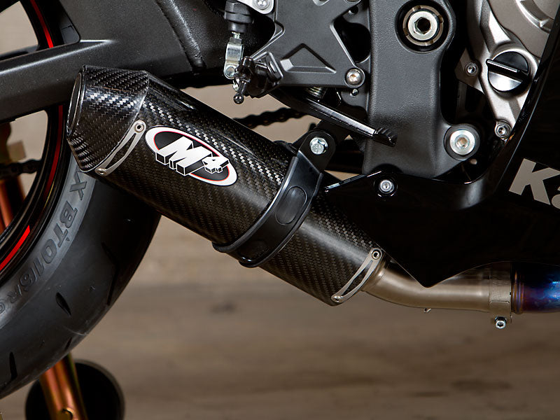M4 Exhaust 2011 Kawasaki ZX10R Street Slayer Slip On – Carbon