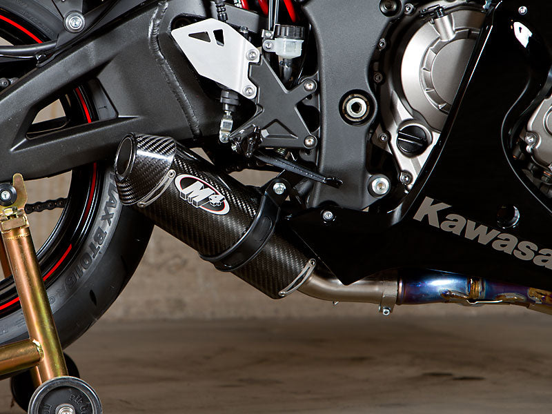 M4 Exhaust 2011 Kawasaki ZX10R Street Slayer Slip On – Carbon