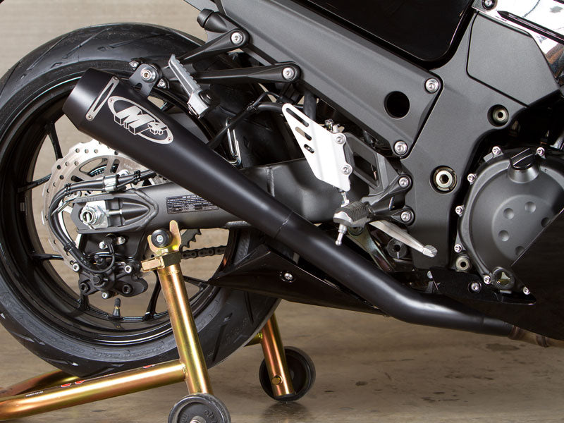 M4 Exhaust 2012-2026 Kawasaki ZX-14 Slip-On Dual Drag Black