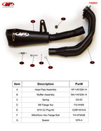M4 Exhaust 2014-2020 Yamaha FZ-09/MT-09, XSR900 2016-2021 Full System