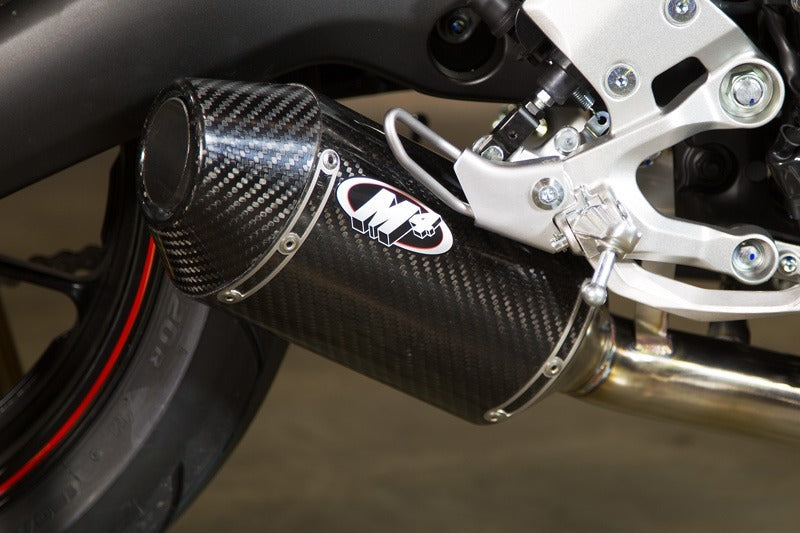 M4 Exhaust 2014-2020 Yamaha FZ-09 Slip-On Carbon