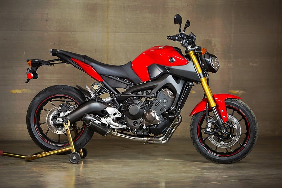 M4 Exhaust 2014-2020 Yamaha FZ-09 Slip-On Carbon