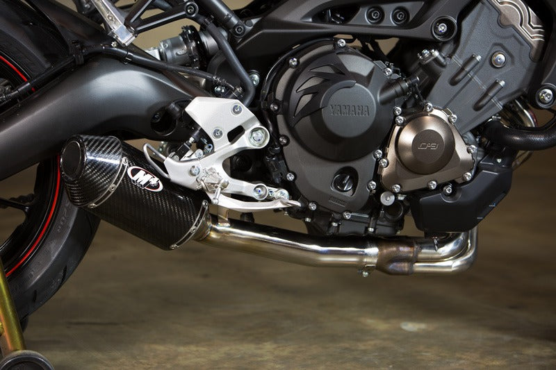 M4 Exhaust 2014-2020 Yamaha FZ-09 Slip-On Carbon