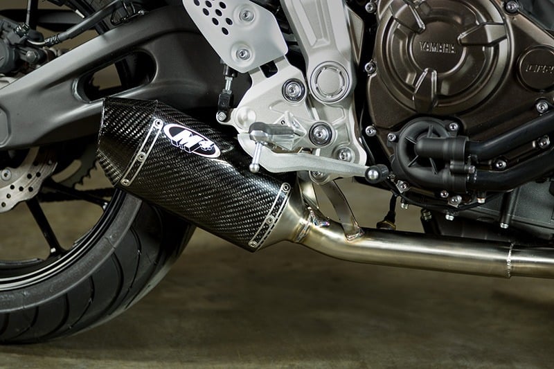 M4 Exhaust 2015-2020 Yamaha FZ-07/MT-07/XSR700 Slip-On Carbon