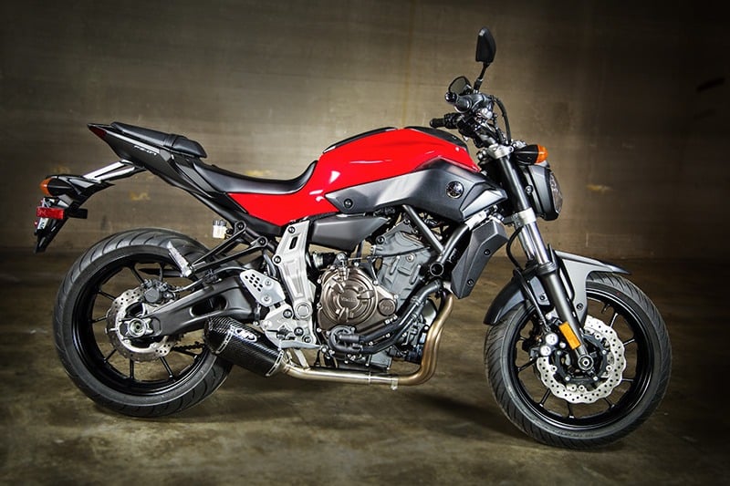 M4 Exhaust 2015-2020 Yamaha FZ-07/MT-07/XSR700 Slip-On Carbon