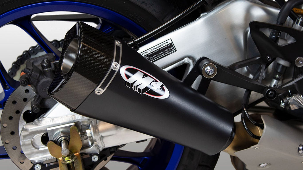 M4 Exhaust 2015-2026 Yamaha R1 Slip-On RM1 Black
