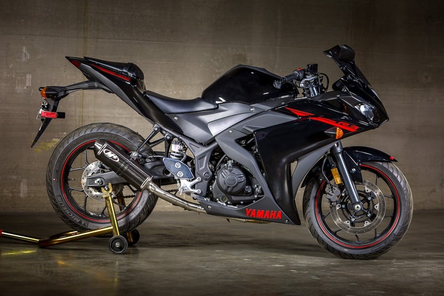 M4 Exhaust 2015-2026 Yamaha R3/MT-03 Full System Carbon