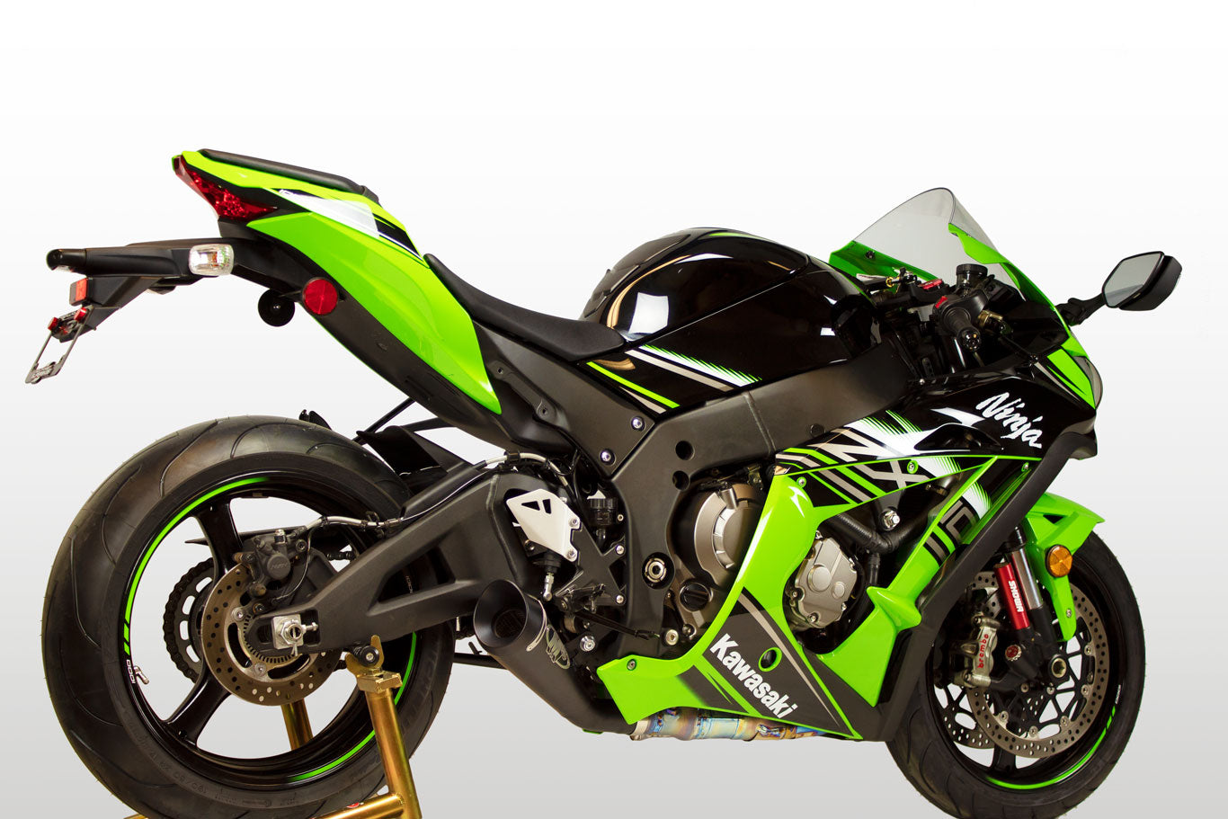 M4 Exhaust 2016-2020 Kawasaki ZX-10R Slip-On GP19 Black