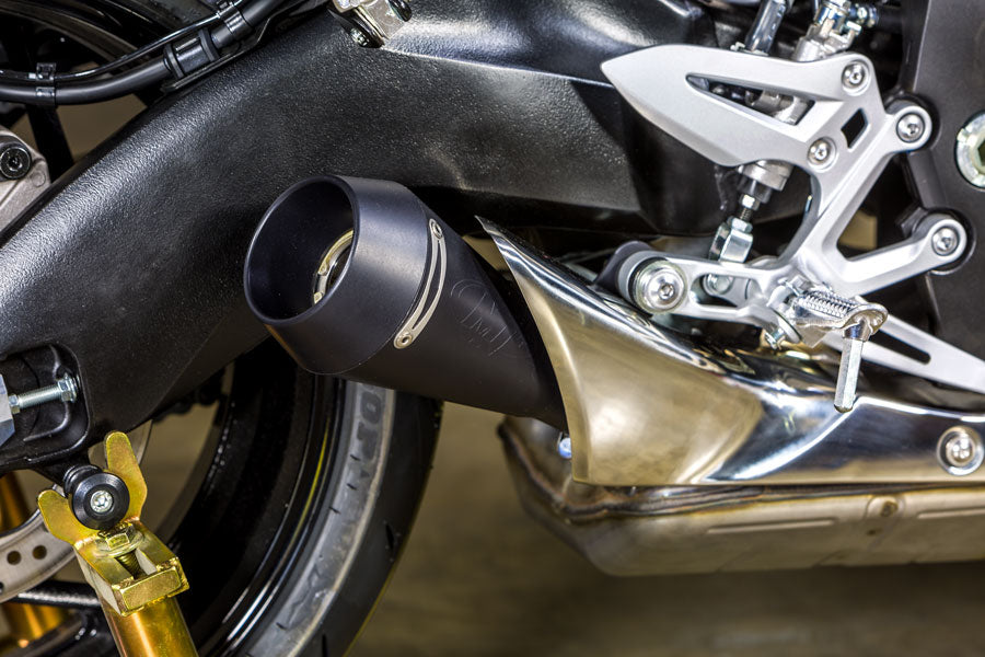 M4 Exhaust 2016-2020 Suzuki GSX-S1000/1000F Slip-On GP Black