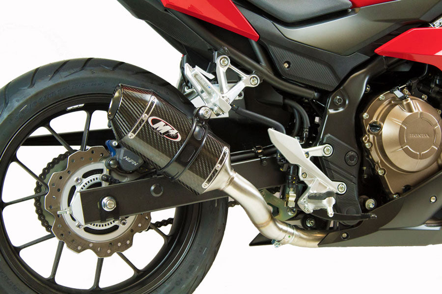 M4 Exhaust 2016-2026 Honda CBR500 Slip-On Carbon