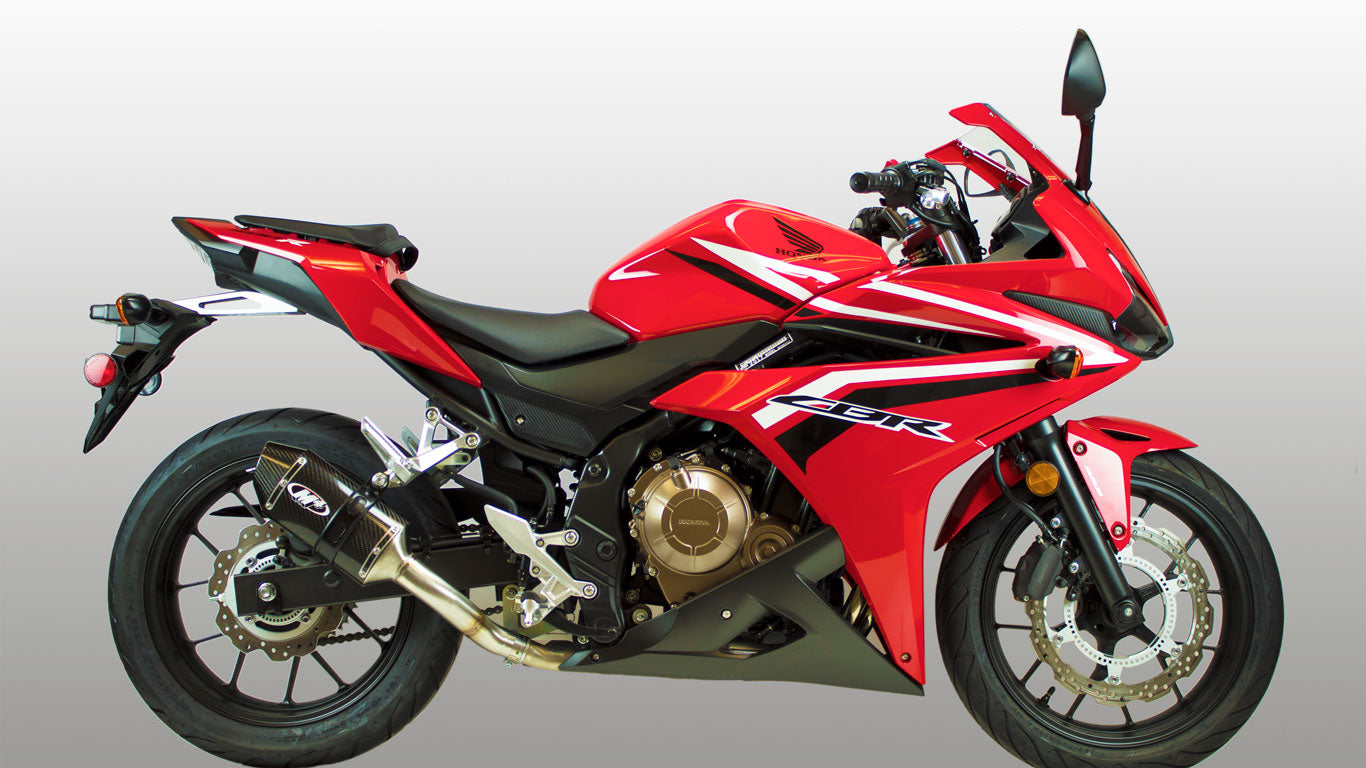 M4 Exhaust 2016-2026 Honda CBR500 Slip-On Carbon
