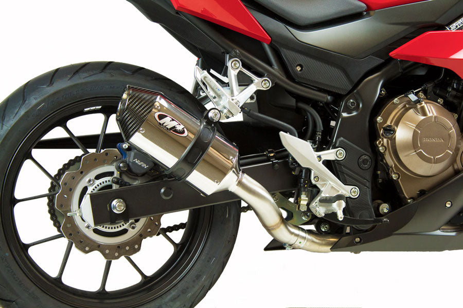 M4 Exhaust 2016-2026 Honda CBR500 Slip-On Polished