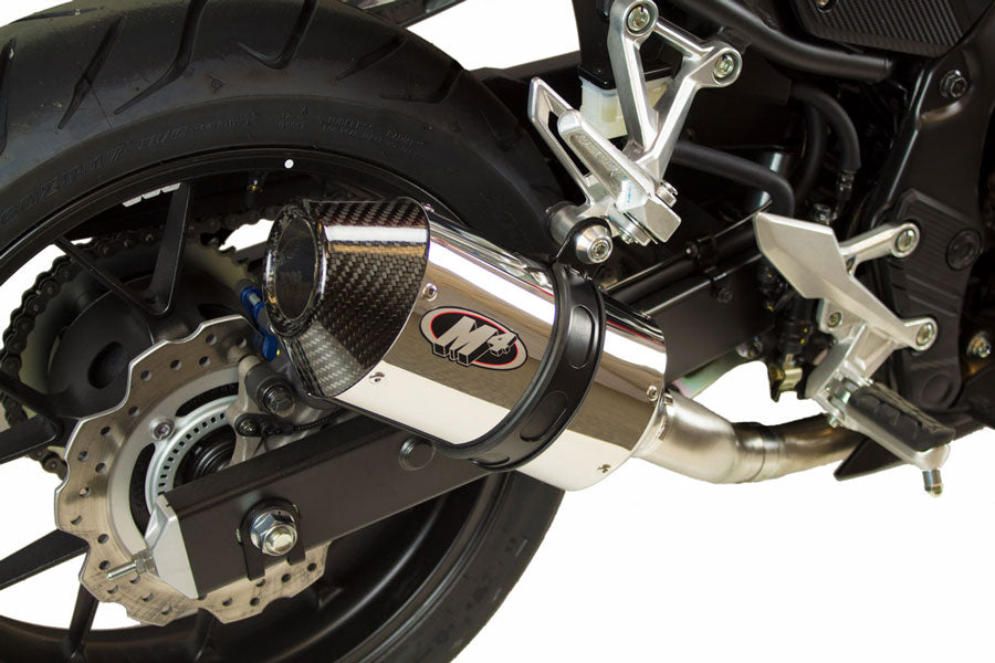 M4 Exhaust 2016-2026 Honda CBR500 Slip-On Polished