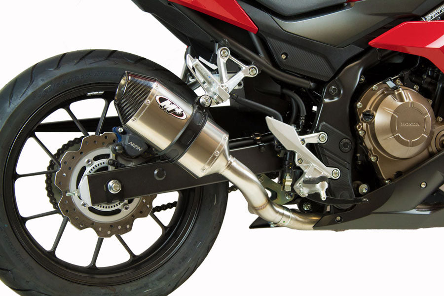 M4 Exhaust 2016-2026 Honda CBR500 Slip-On Titanium