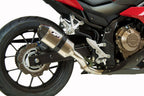 M4 Exhaust 2016-2026 Honda CBR500 Slip-On Titanium