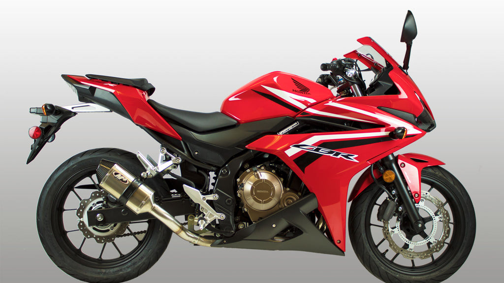 M4 Exhaust 2016-2026 Honda CBR500 Slip-On Titanium