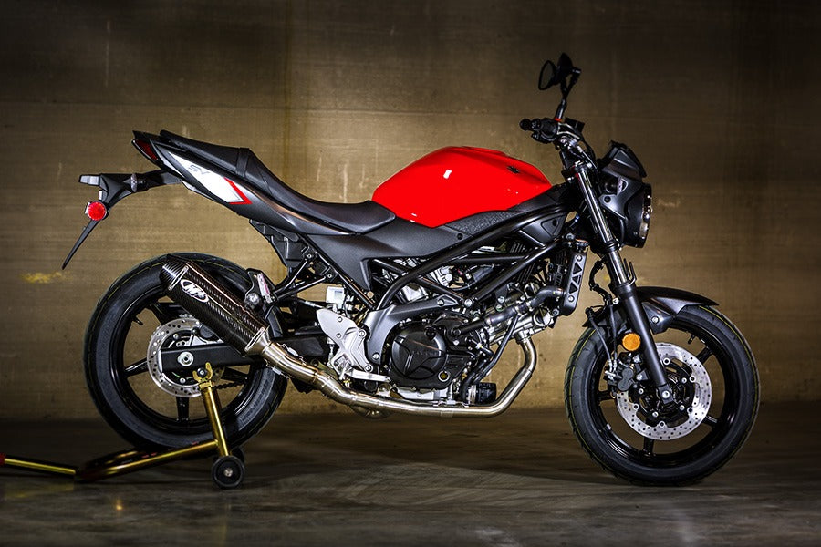 M4 Exhaust 2017-2022 Suzuki SV650 Full System Carbon