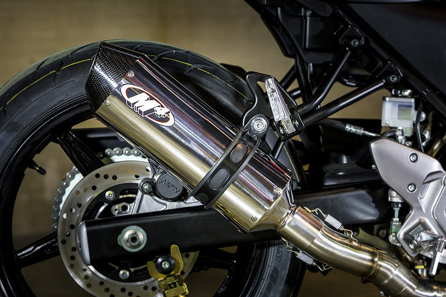 M4 Exhaust 2017-2022 Suzuki SV650 Full System Polished