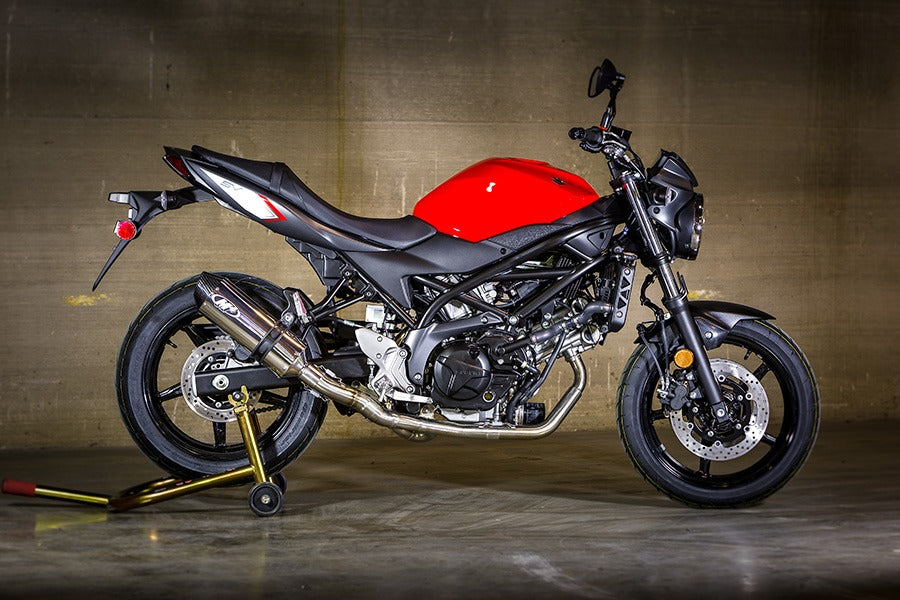 M4 Exhaust 2017-2022 Suzuki SV650 Full System Polished