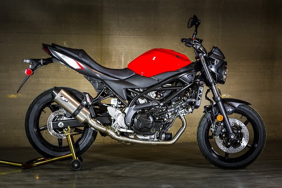 M4 Exhaust 2017-2022 Suzuki SV650 Full System Titanium