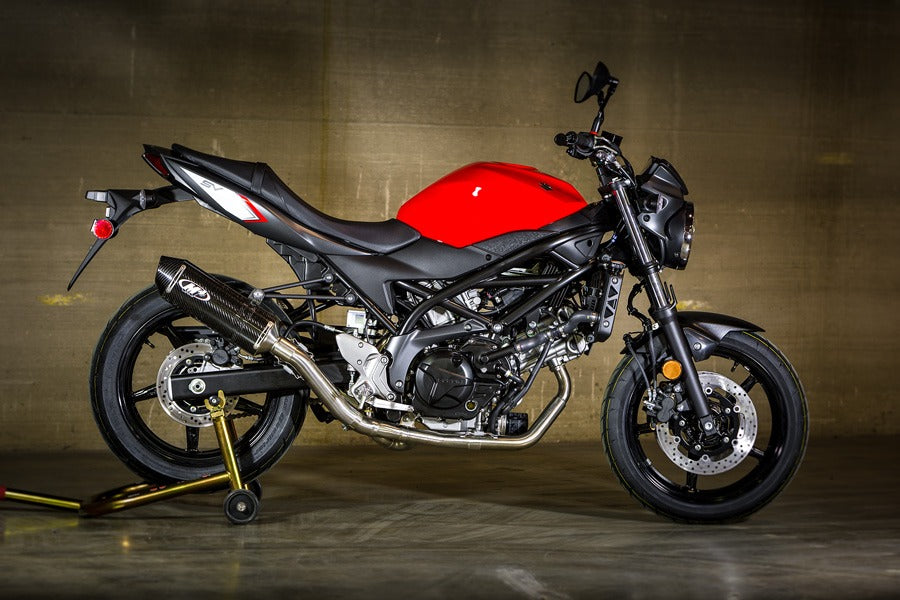 M4 Exhaust 2017-2022 Suzuki SV650 Race Full System Carbon