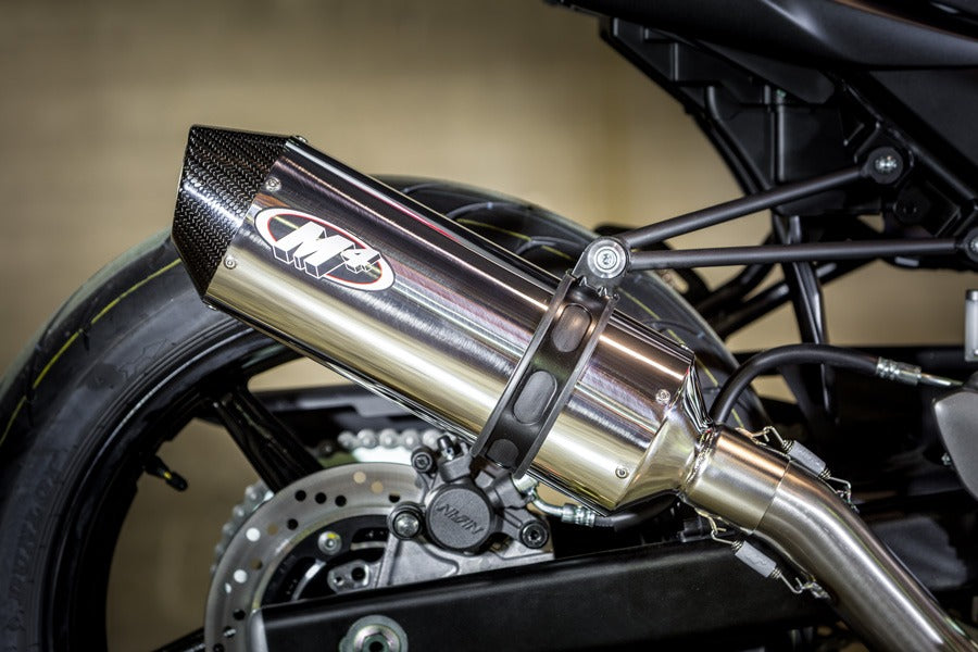 M4 Exhaust 2017-2022 Suzuki SV650 Race Full System Polished