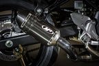 M4 Exhaust 2017-2022 Suzuki SV650 Slip-On Carbon