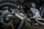 M4 Exhaust 2017-2022 Suzuki SV650 Slip-On Polished