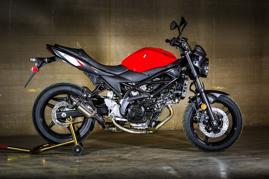 M4 Exhaust 2017-2022 Suzuki SV650 Slip-On Polished