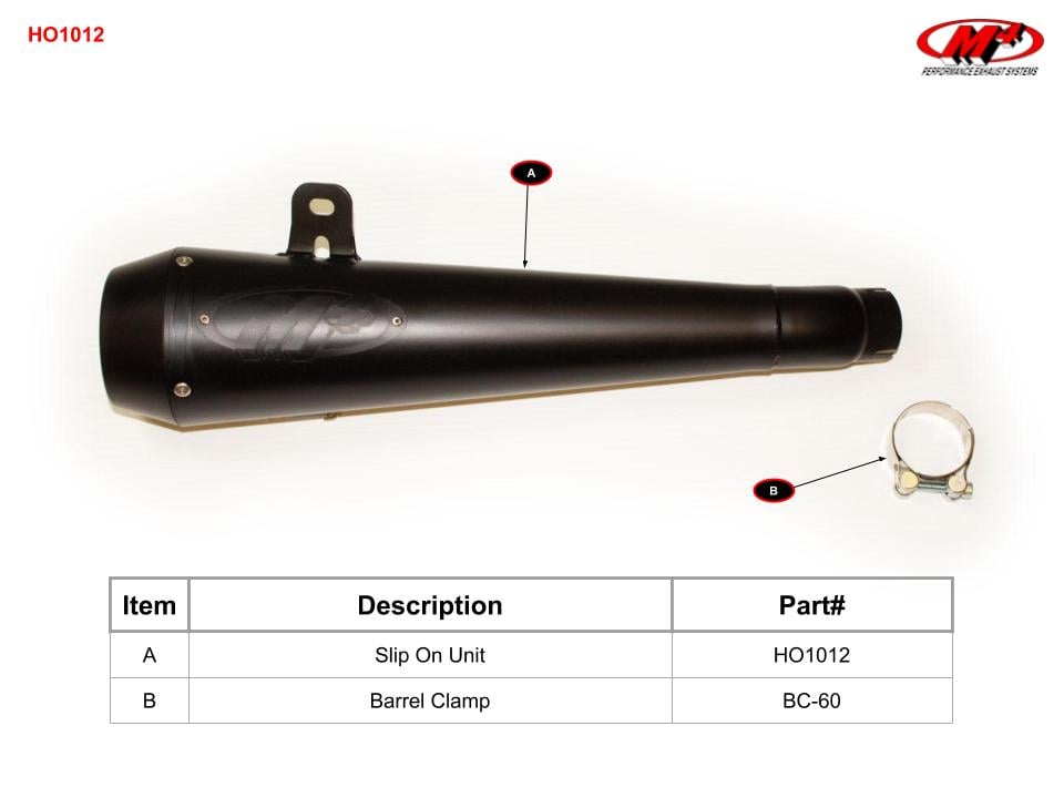 M4 Exhaust 2017-2024 Honda Rebel 500/300 Slip-On