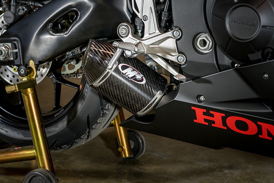M4 Exhaust 2017-2026 Honda CBR1000RR Slip-On Street Slayer Carbon