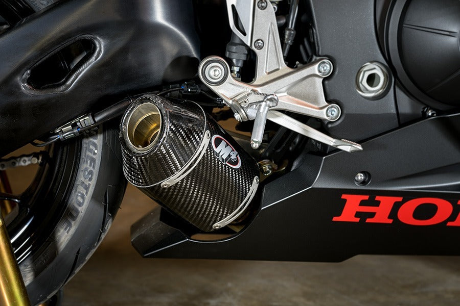M4 Exhaust 2017-2026 Honda CBR1000RR Slip-On Street Slayer Carbon